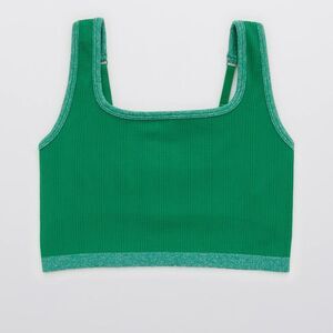Aerie Women's Green Crop-top